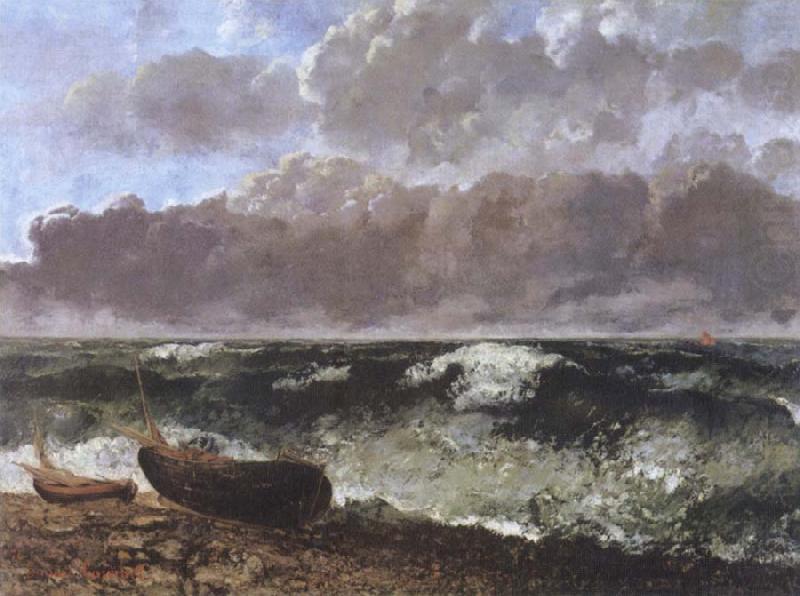 The Stormy Sea, Gustave Courbet